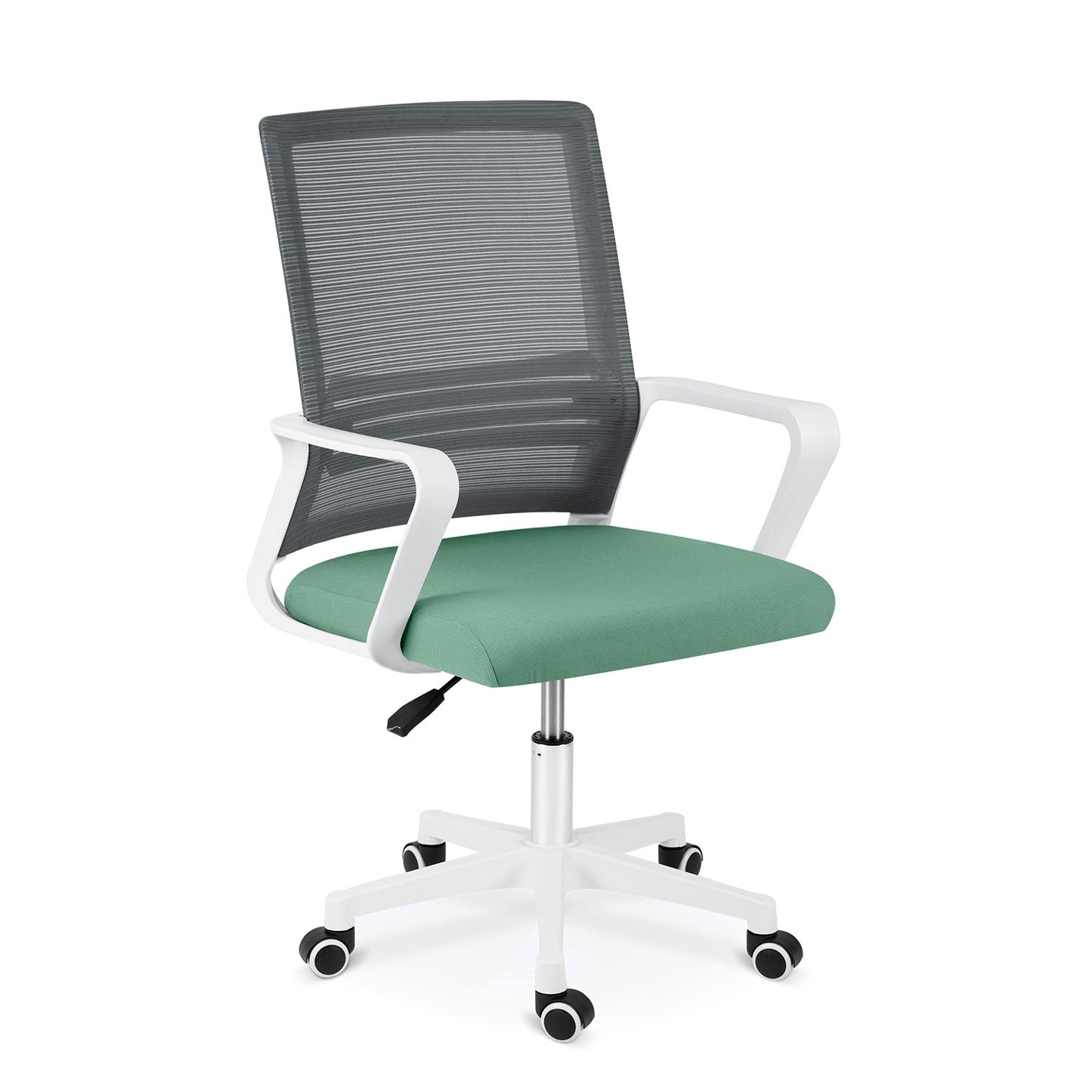 Sofotel Corta micro-mesh office chair, gray and green