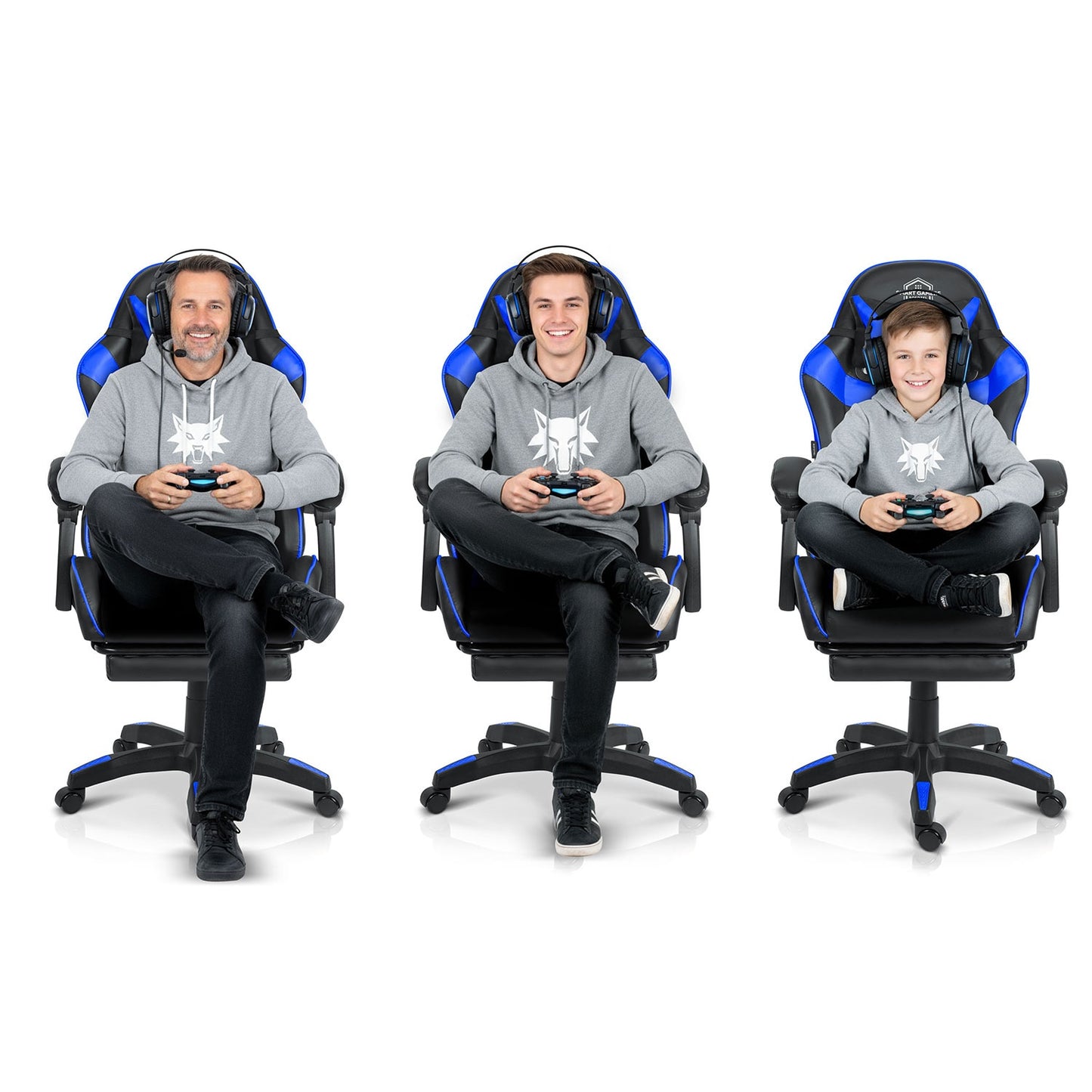 Sofotel Draknor II gaming chair black and blue