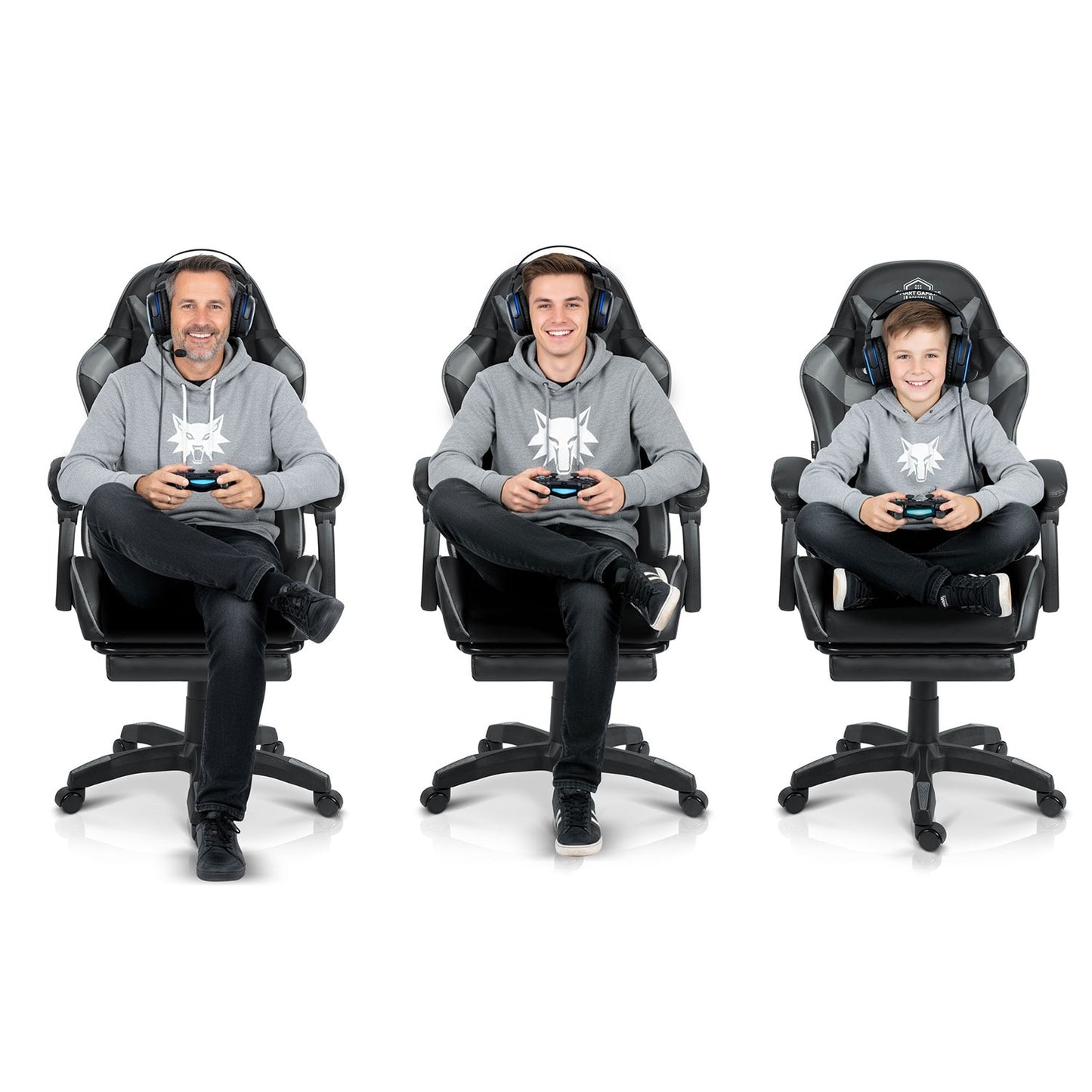 Sofotel Draknor II gaming chair black and gray