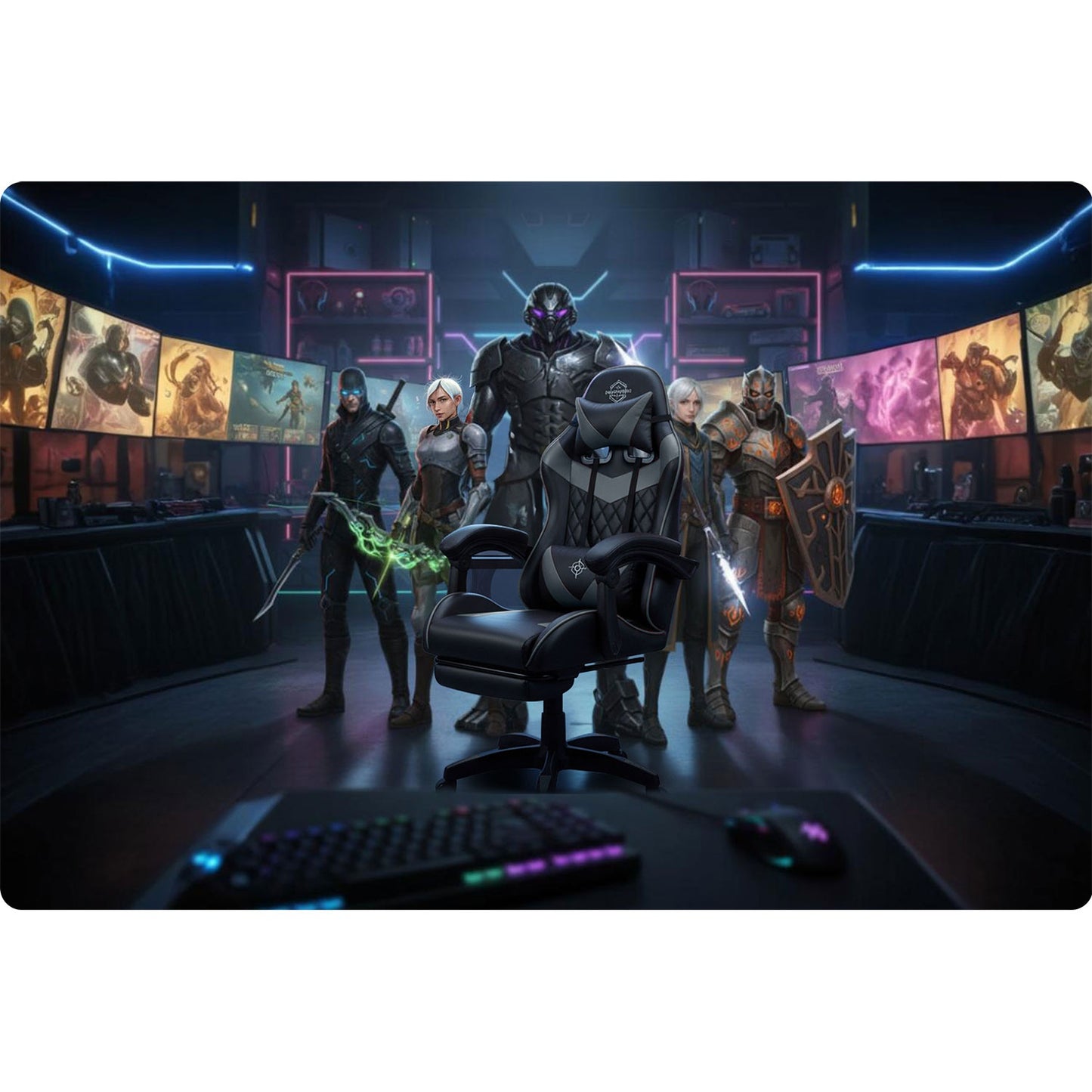 Sofotel Draknor II gaming chair black and gray