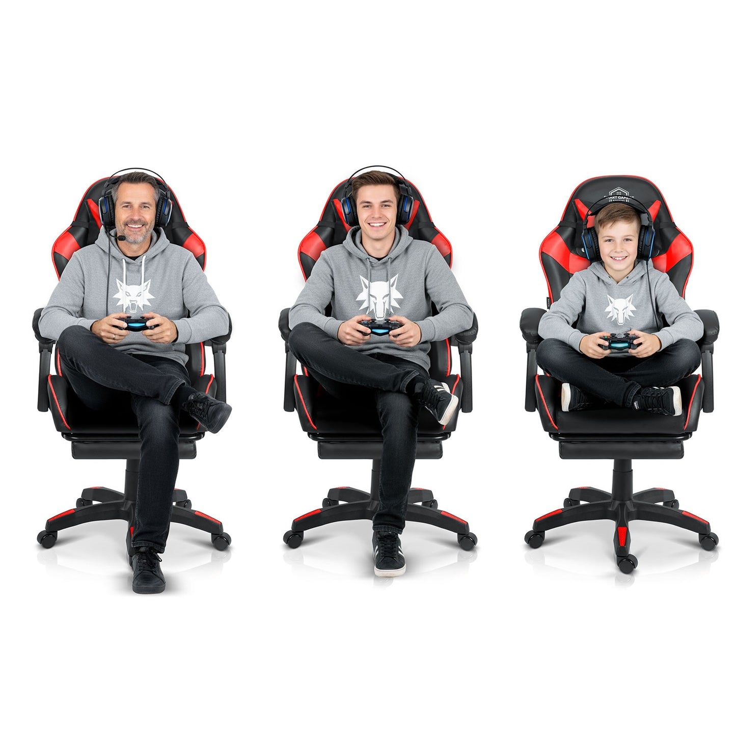 Sofotel Draknor II gaming chair black and red