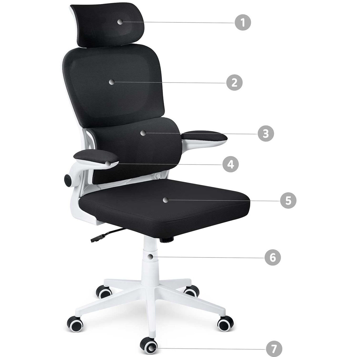 Sofotel Formax micromesh office chair, black