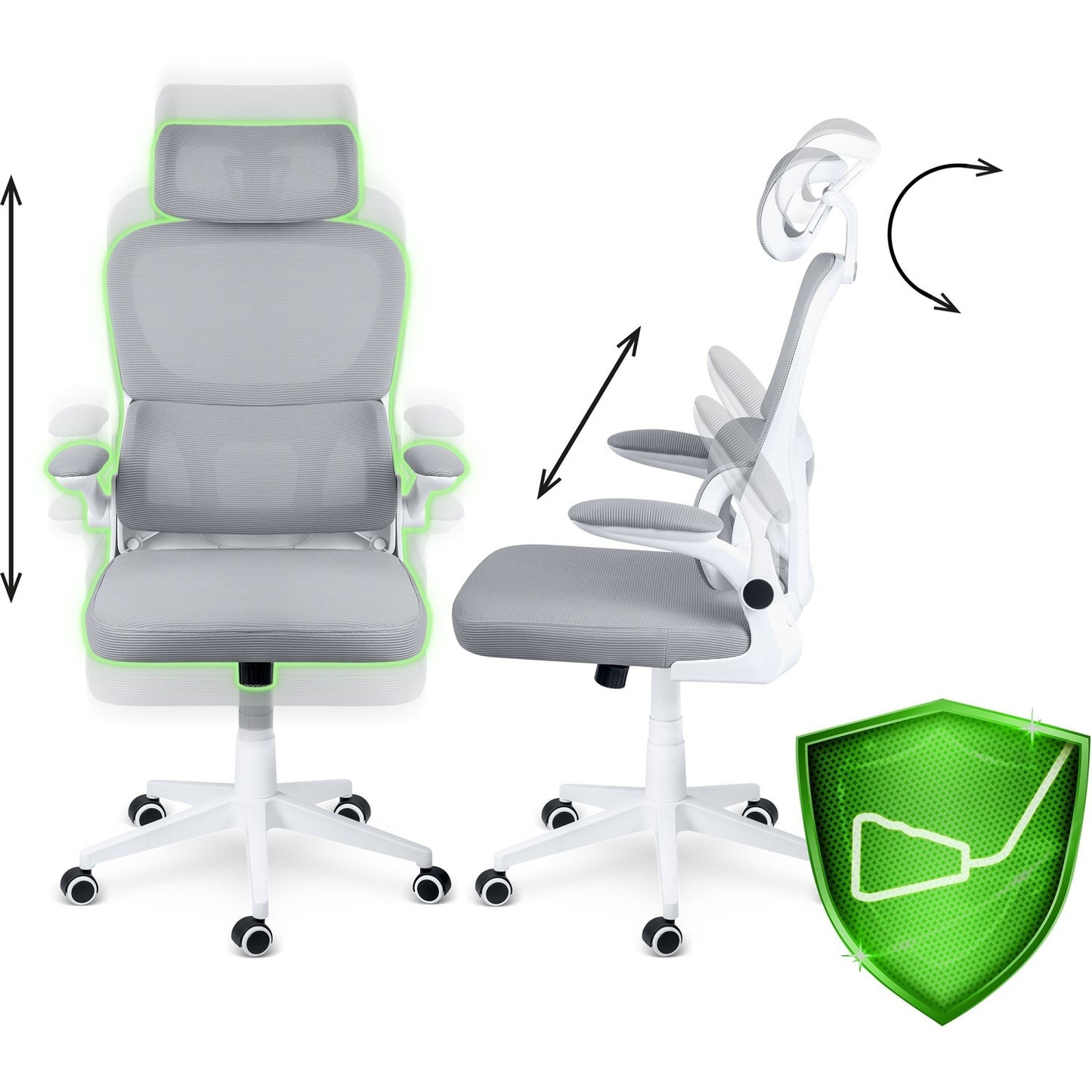 Sofotel Formax micromesh office chair, gray