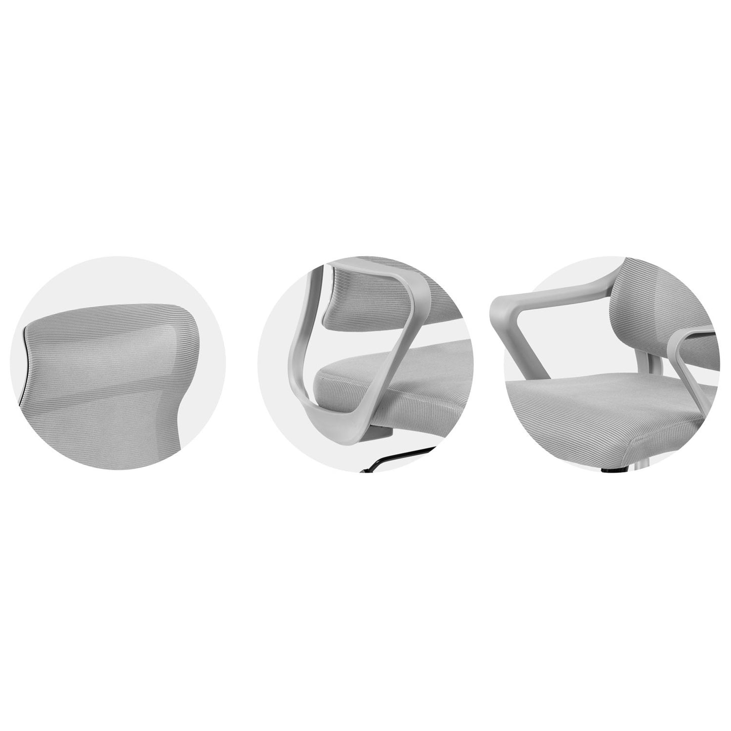 Sofotel Labi micro-mesh office chair, gray