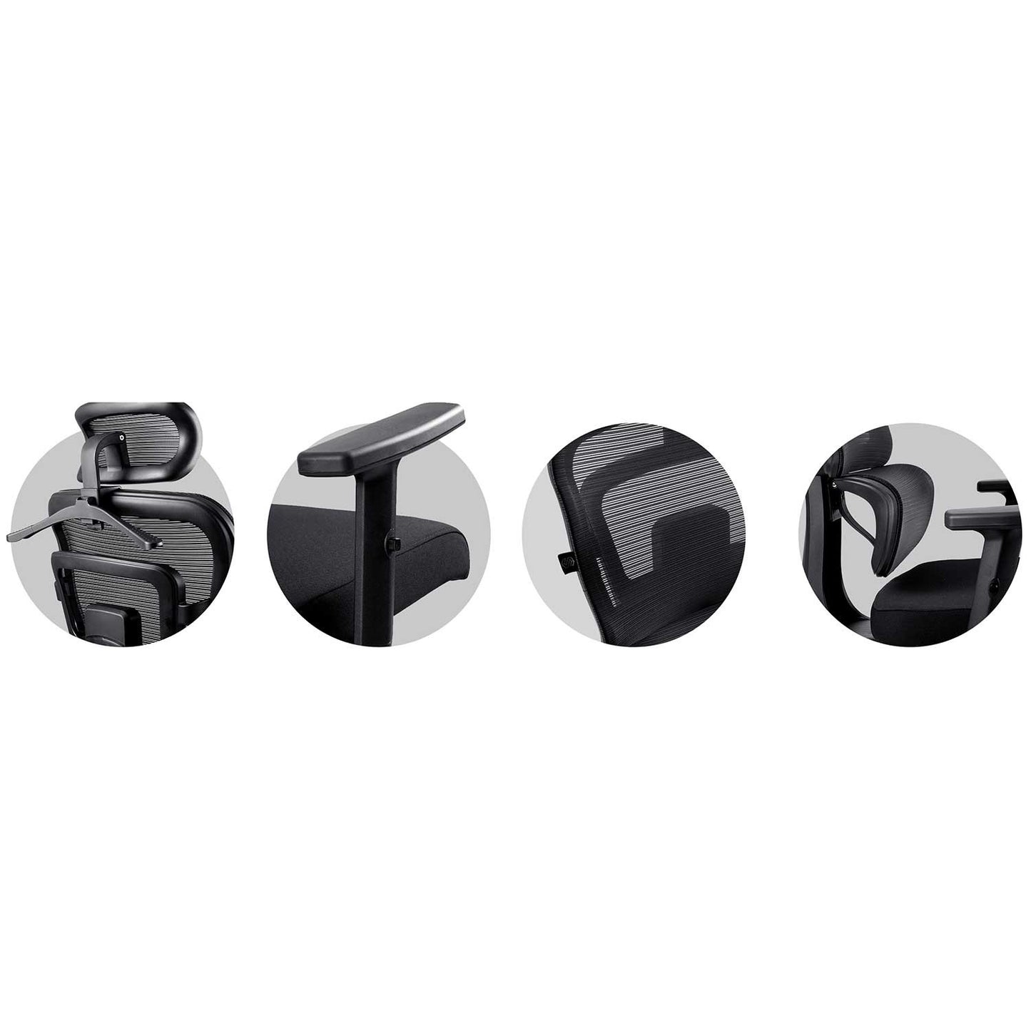 Sofotel Nicea micromesh office chair, black