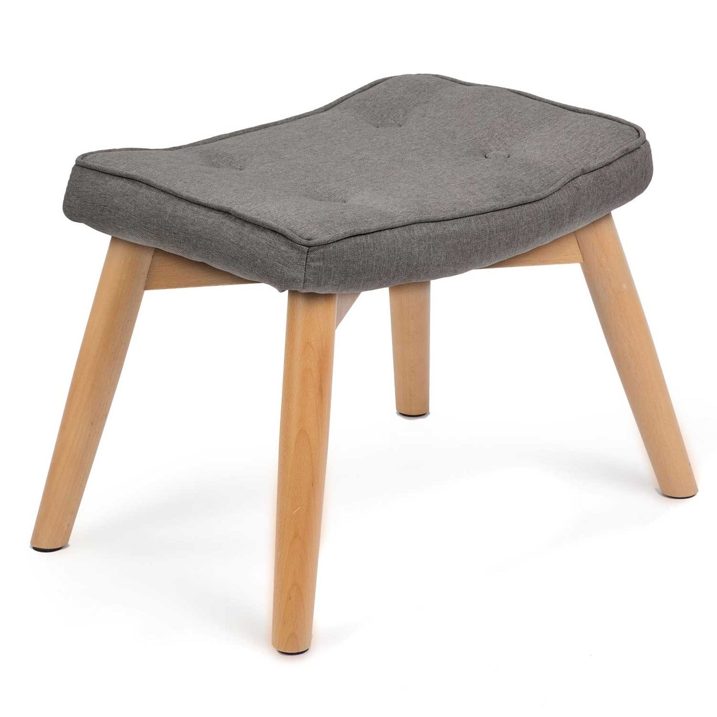 Sofotel Norse wing chair with footrest, grey