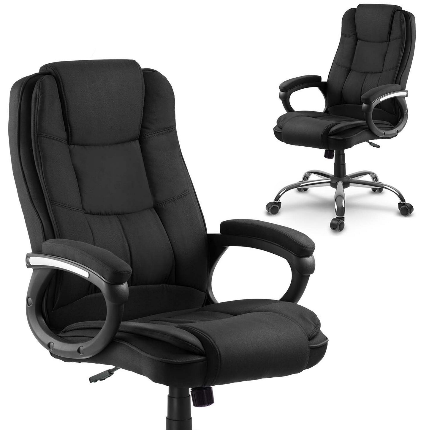Sofotel Porto office armchair - black fabric