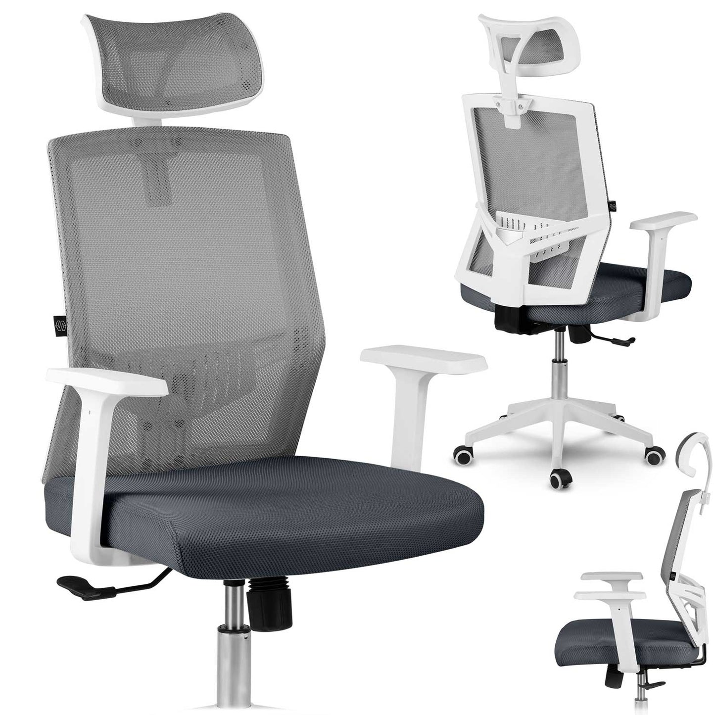 Sofotel Rotar micromesh office chair, dark gray