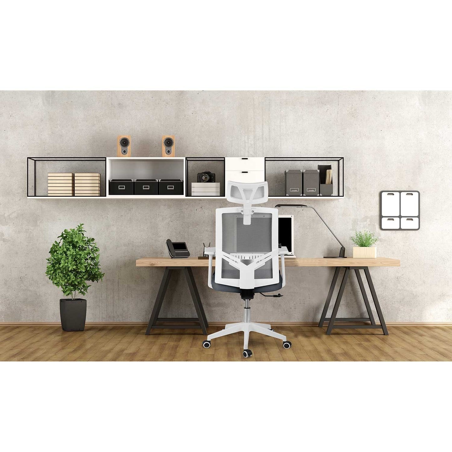 Sofotel Rotar micromesh office chair, dark gray