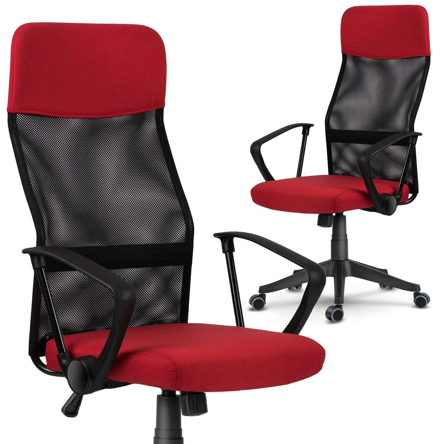 Sofotel Sydney Micro Mesh Office Chair Red/Black