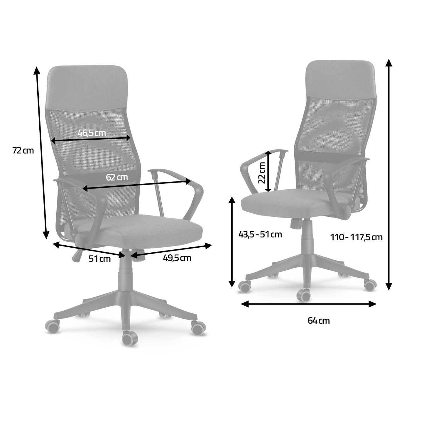 Sofotel Sydney Micro Mesh Office Chair Red/Black