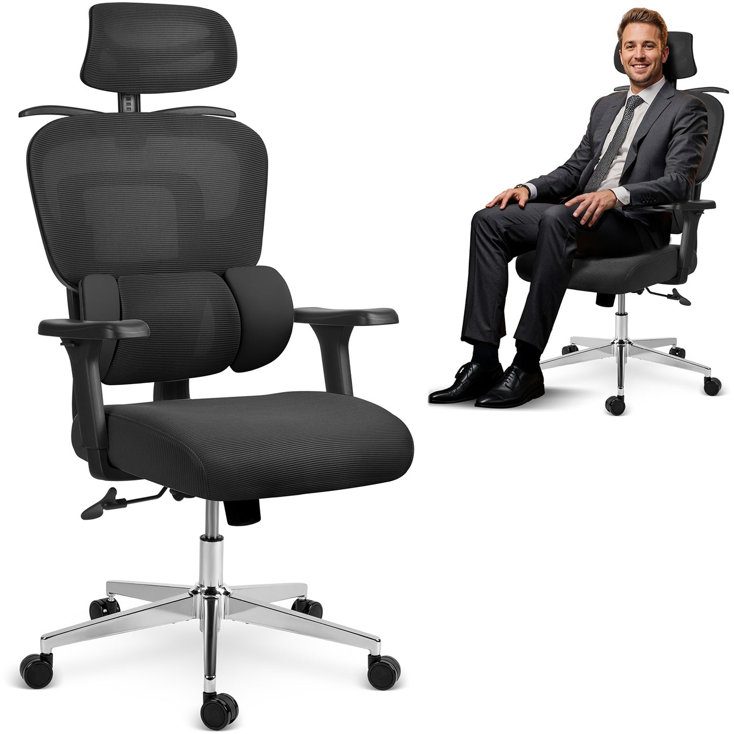 Sofotel Talin Micro Mesh Office Chair - Black