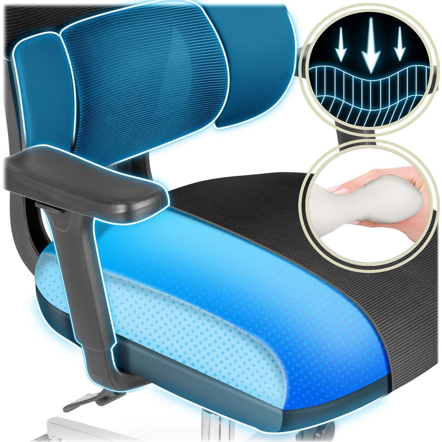Sofotel Talin Micro Mesh Office Chair - Black