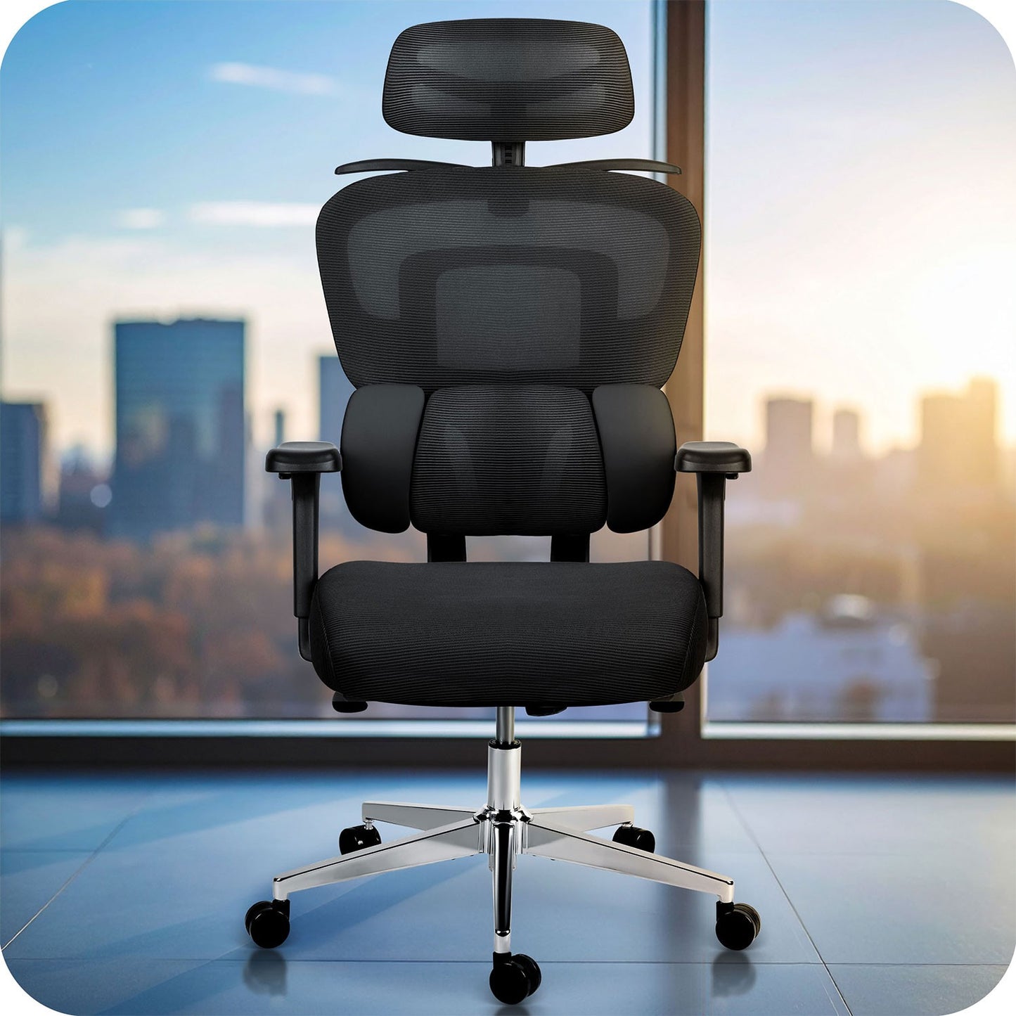 Sofotel Talin Micro Mesh Office Chair - Black