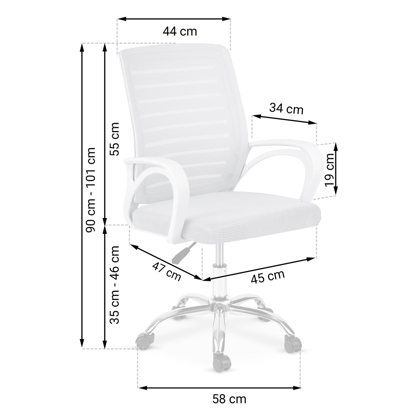 Sofotel Vinto Micro Mesh Office Chair