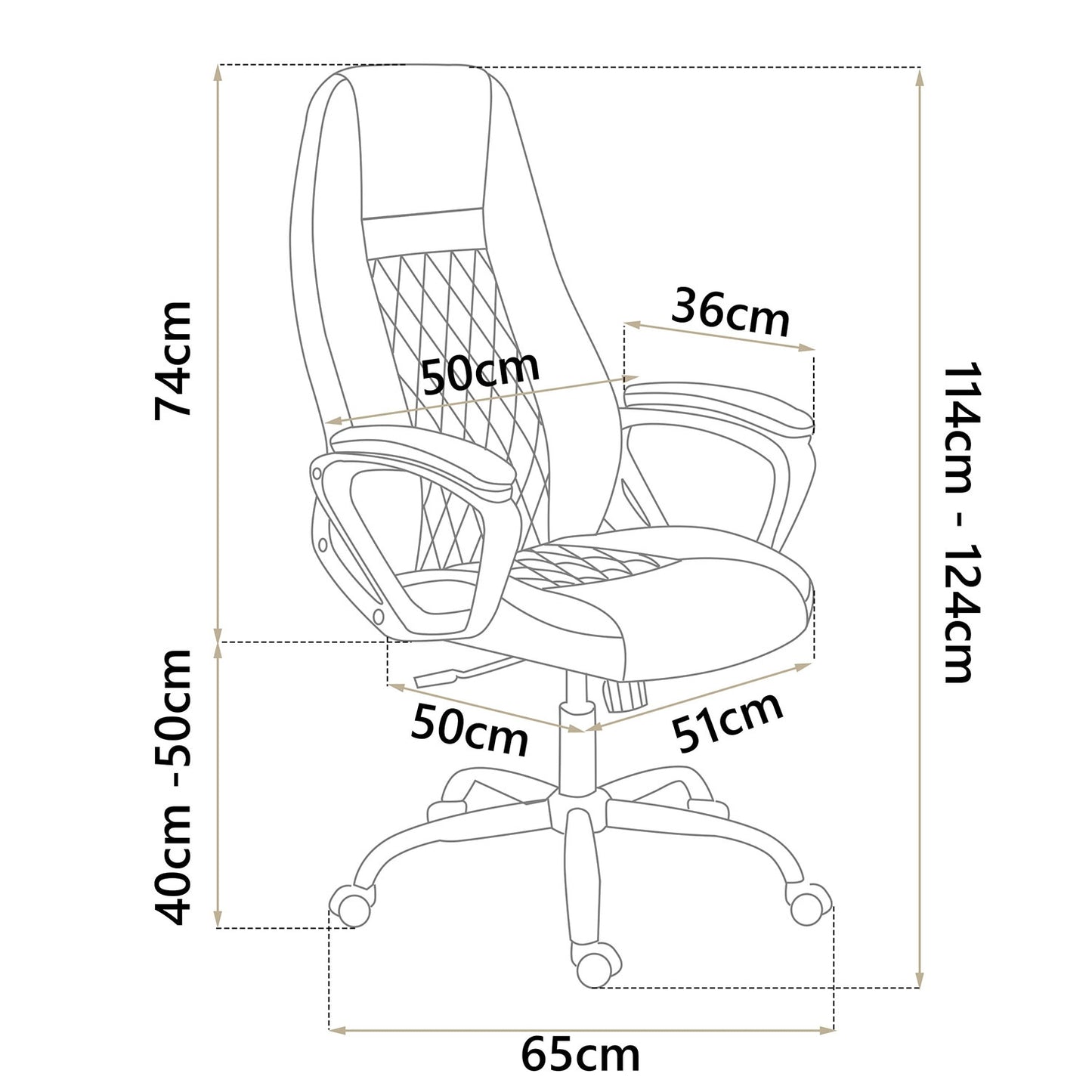 Sofotel eco-leather office chair
