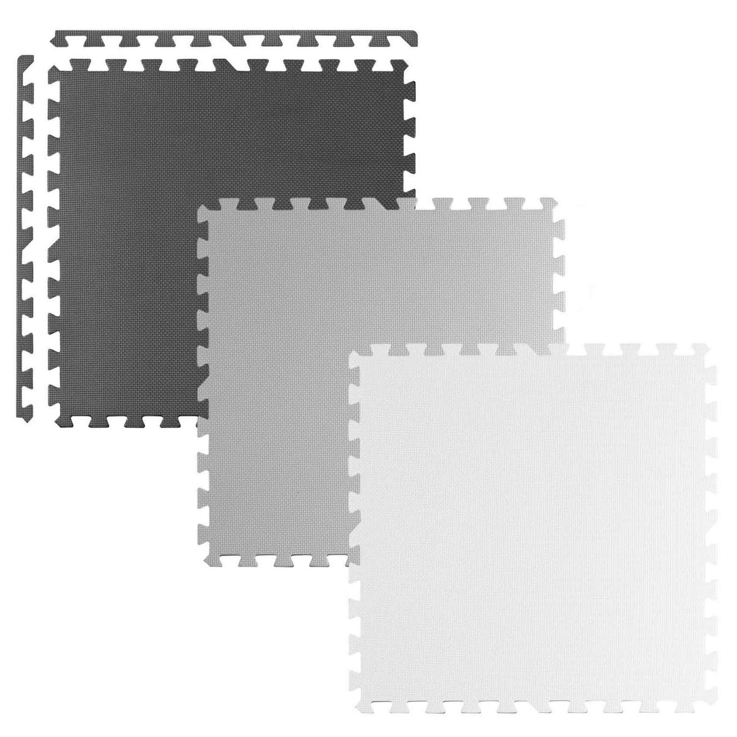 Large foam puzzle mat, foam checkerboard, 180x180cm, 9 pcs.