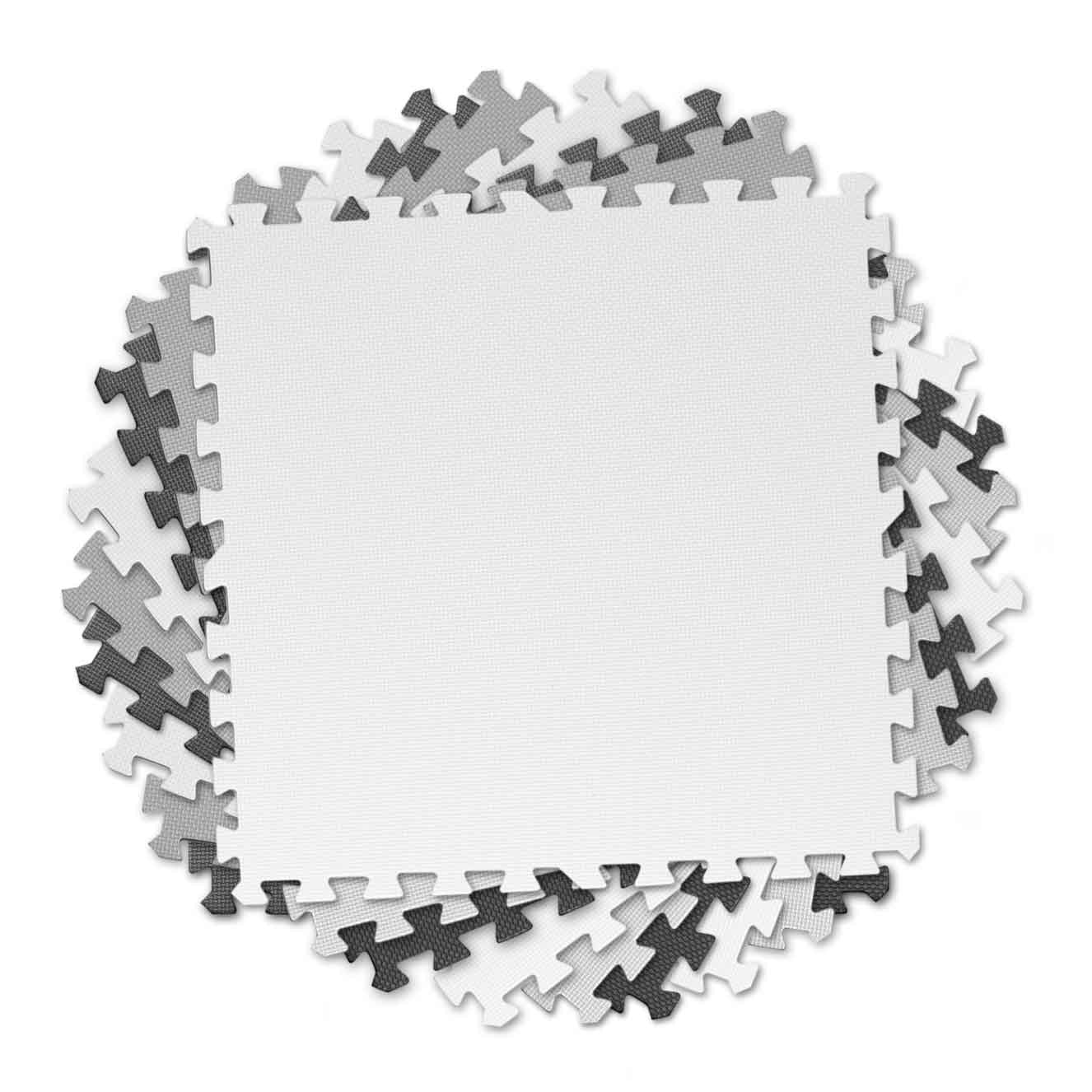 Large foam puzzle mat, foam checkerboard, 180x180cm, 9 pcs.