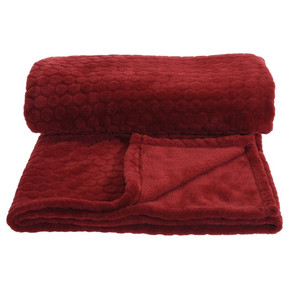 Soft and cozy microfiber blanket for cool evenings