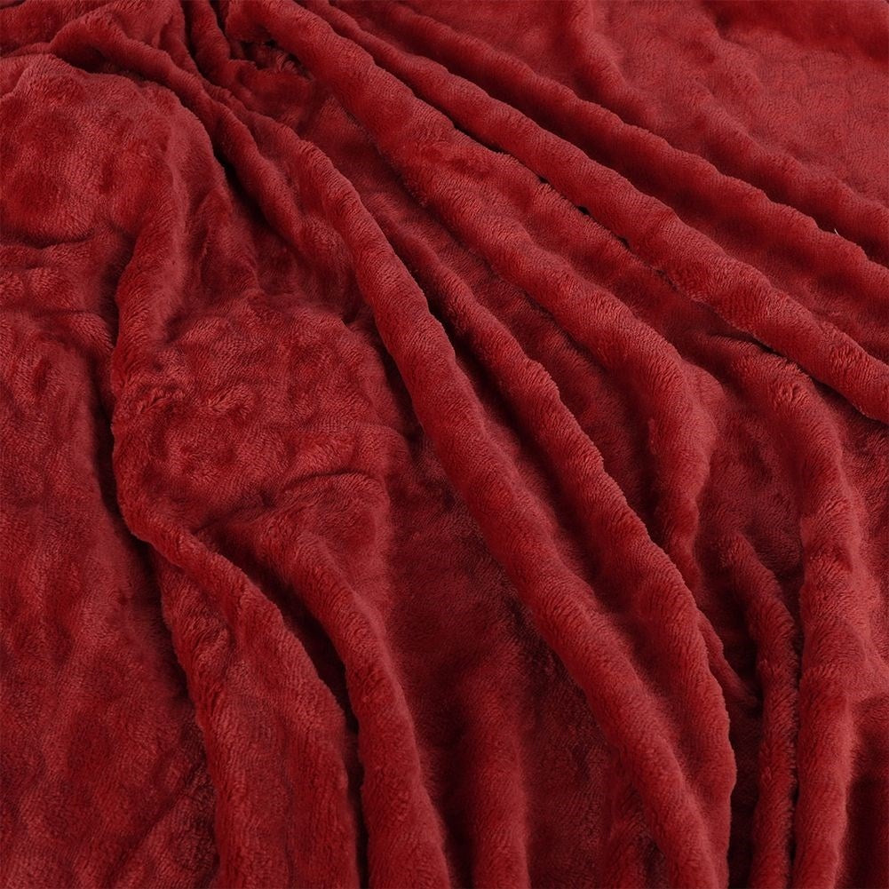 Soft and cozy microfiber blanket for cool evenings