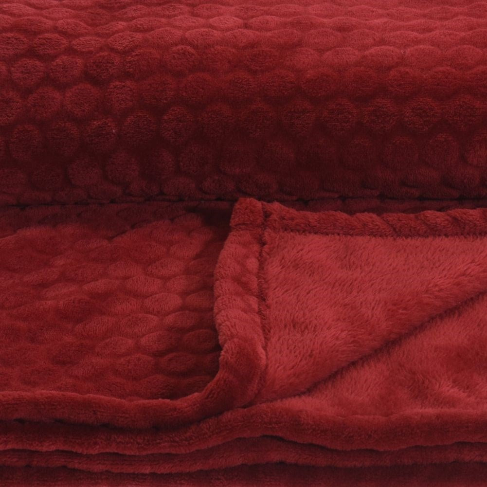 Soft and cozy microfiber blanket for cool evenings