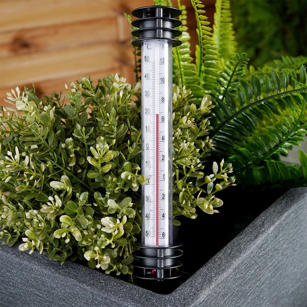 Soil embedding Garden thermometer - Clear scale, Outdoor use