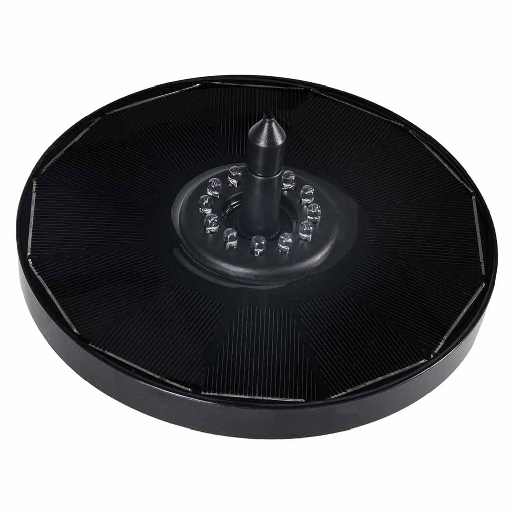Solar Floating Fountain Pump, RGB LED, 8 Nozzles