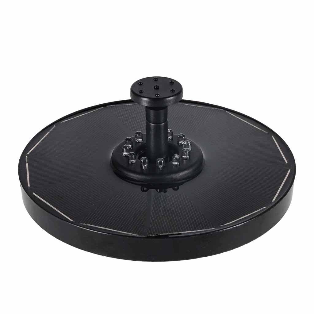 Solar Floating Fountain Pump, RGB LED, 8 Nozzles