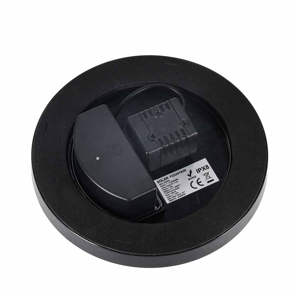 Solar Floating Fountain Pump, RGB LED, 8 Nozzles