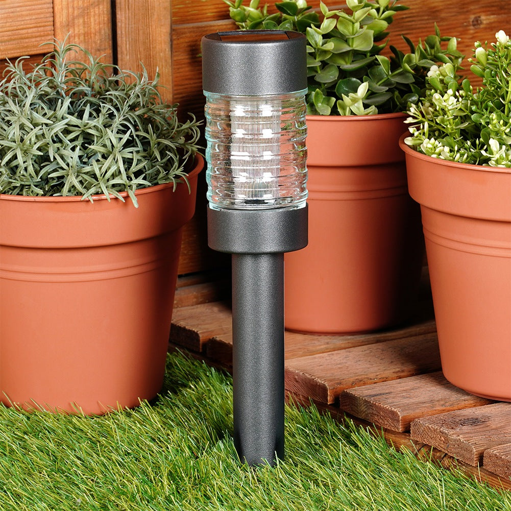 Solar LED garden lamp, embedded, 27 cm