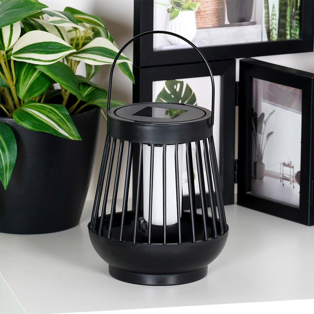 Solar LED garden lantern