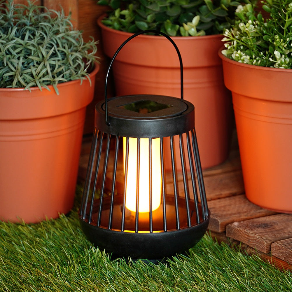 Solar LED garden lantern