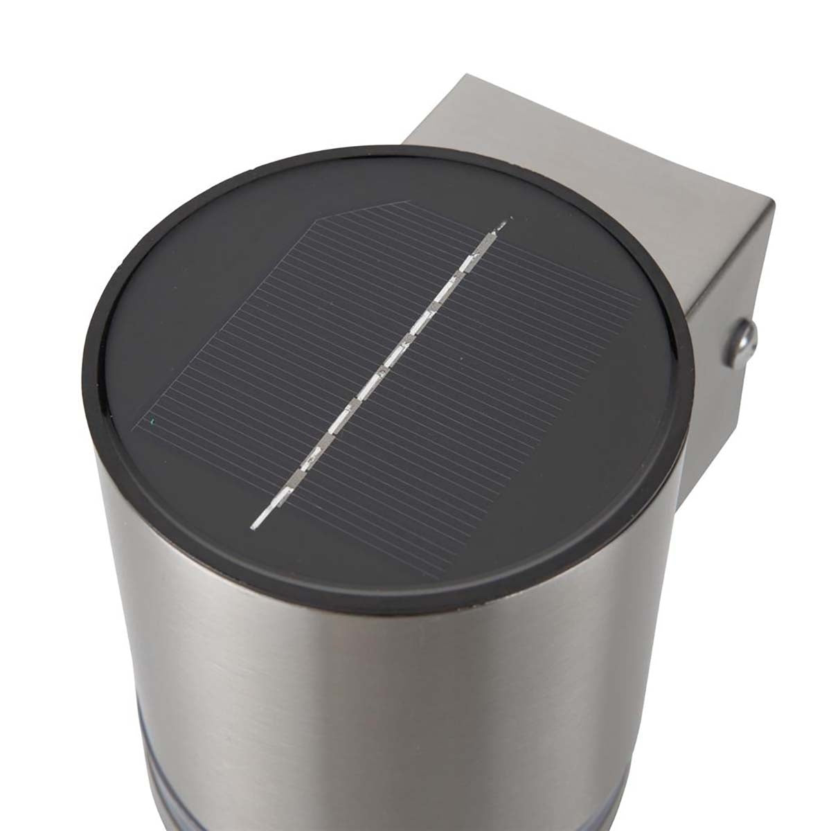 Solar Wall Lamp LEDs Silver