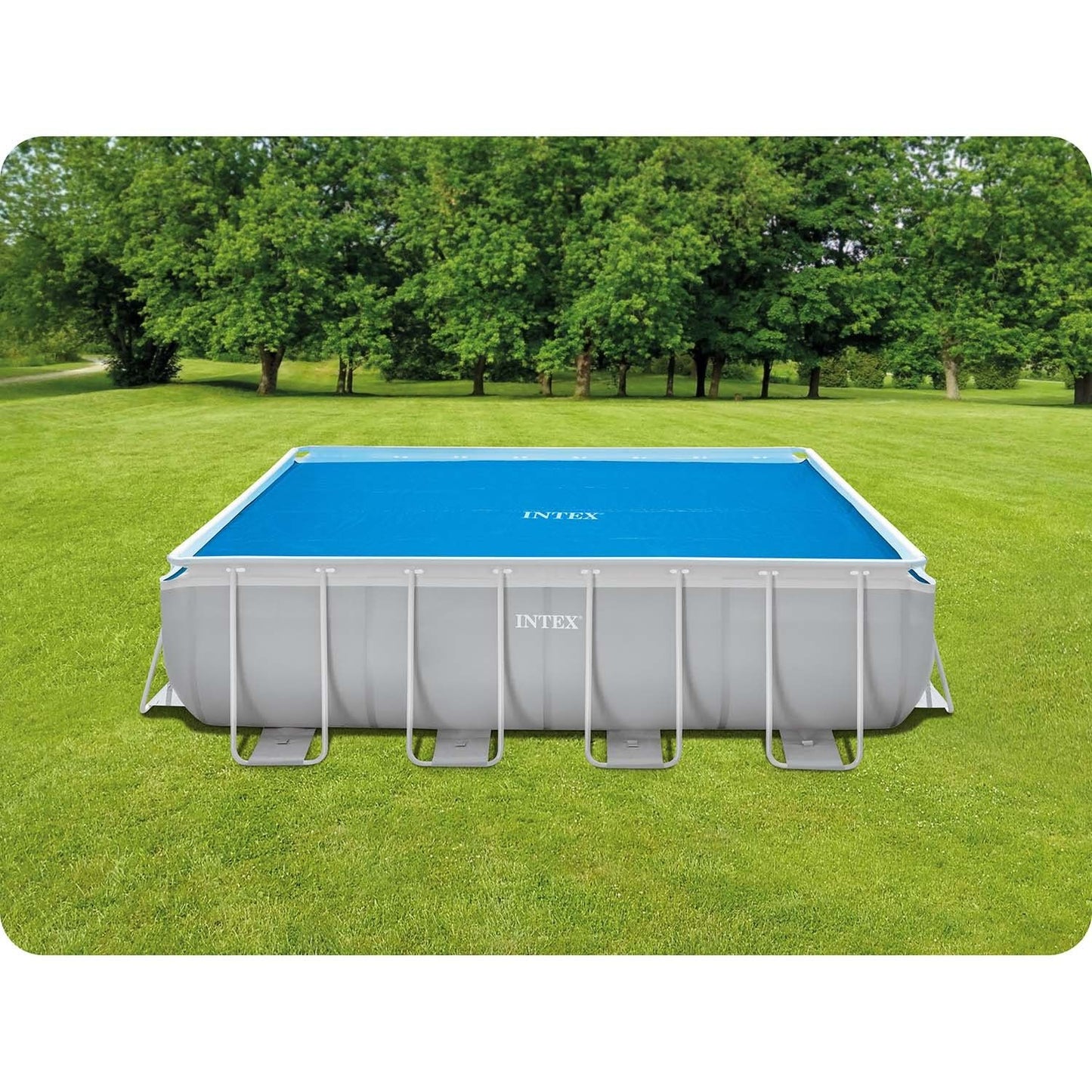 Solar cover for swimming pool 488 x 244 cm INTEX 28029
