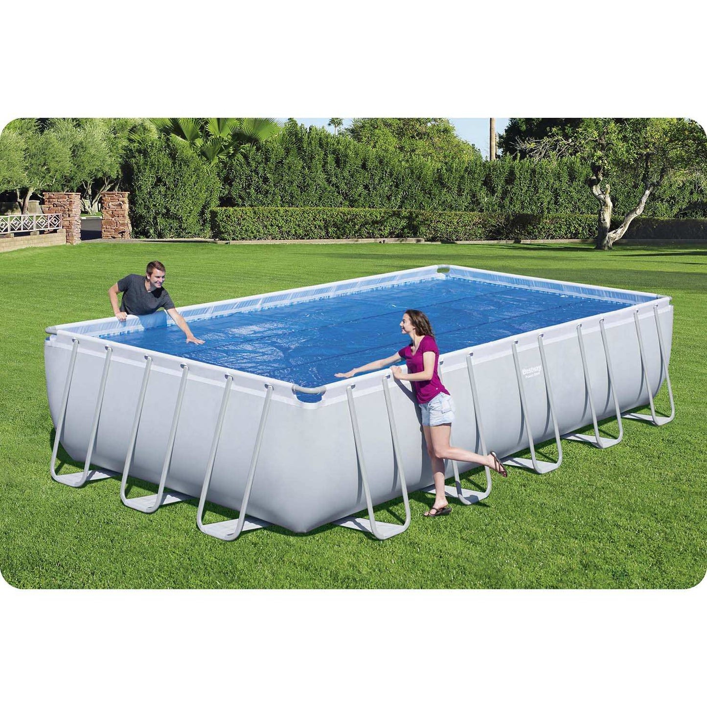 Solar cover for swimming pools 732 x 366 cm Bestway 58228