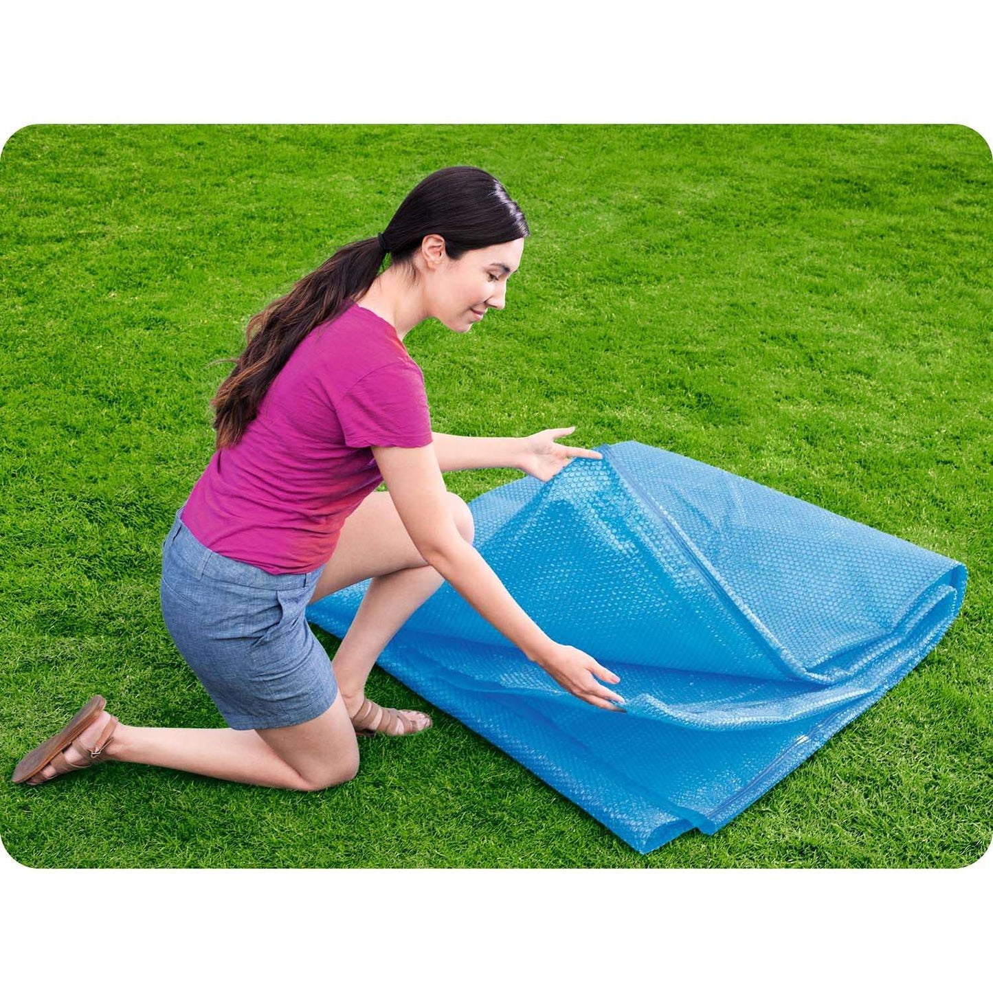 Solar cover for the pool, frame 427 cm, Bestway 58252