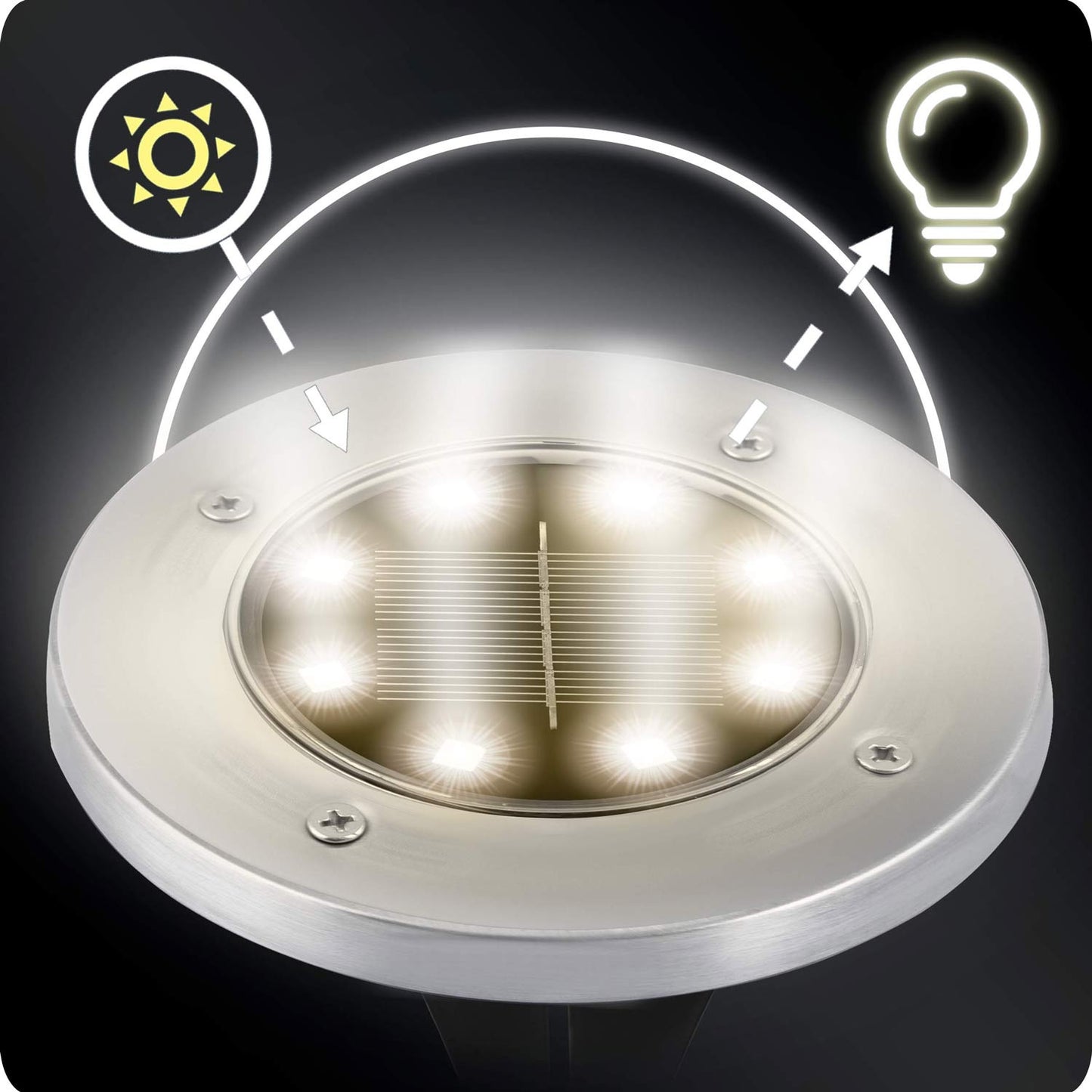 Solar ground lamp 6 pcs Ilumen LS-104