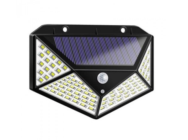 Solar lamp with motion detector halogen 100LED
