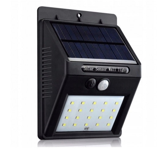 Solar lamp with motion sensor halogen 20LED