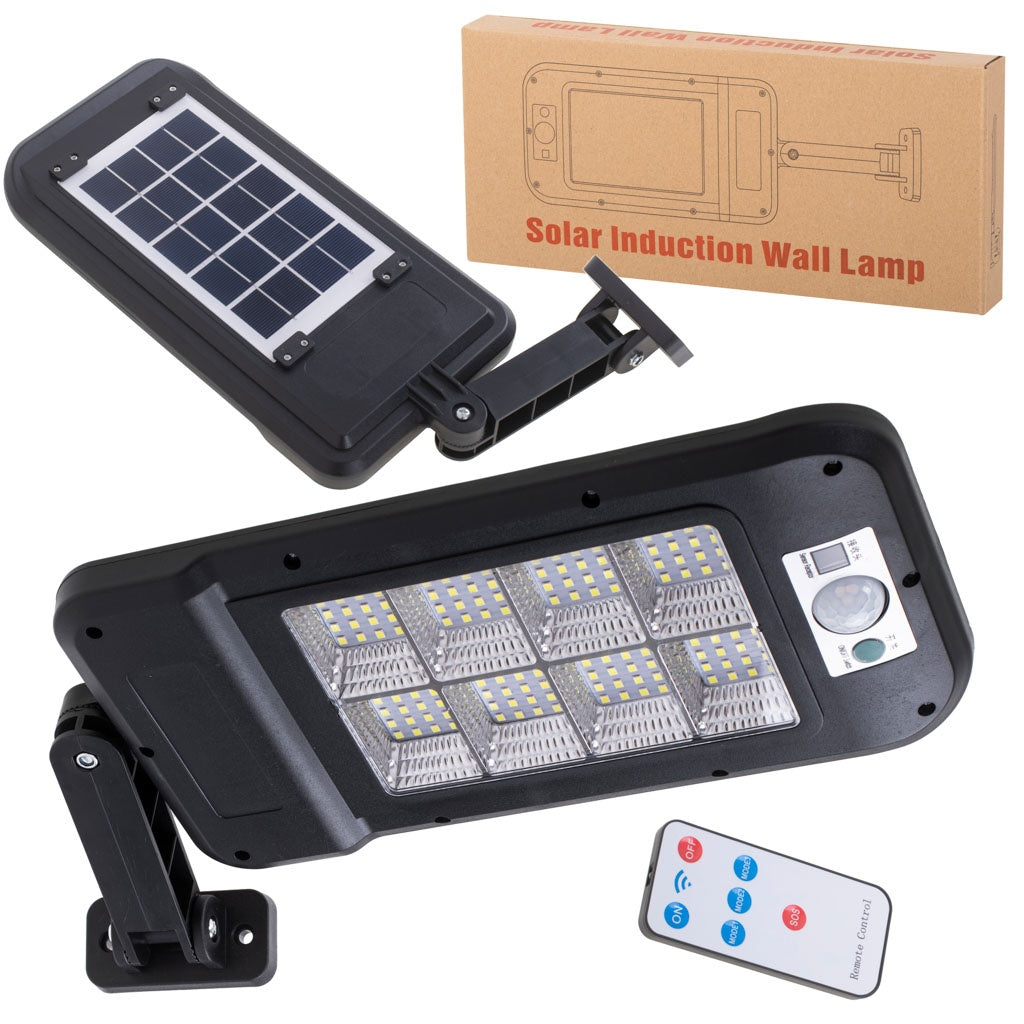 Solar street lamp 128LED + remote control