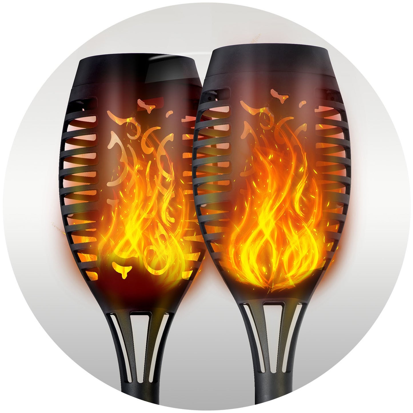 Solar torch lamp 2 pcs Ilumen LS-100