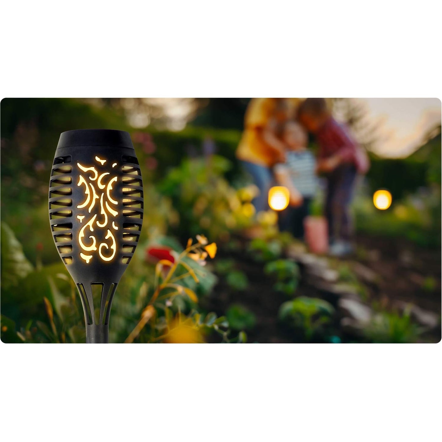 Solar torch lamp 2 pcs Ilumen LS-100