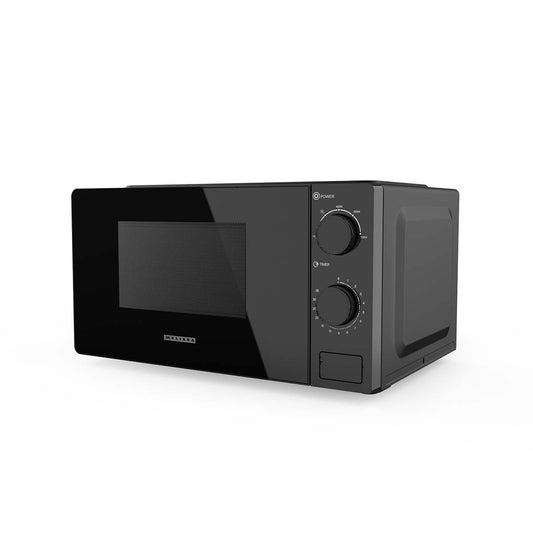 Solo Microwave Oven, 700W, 20L, 5 Power Levels, Black