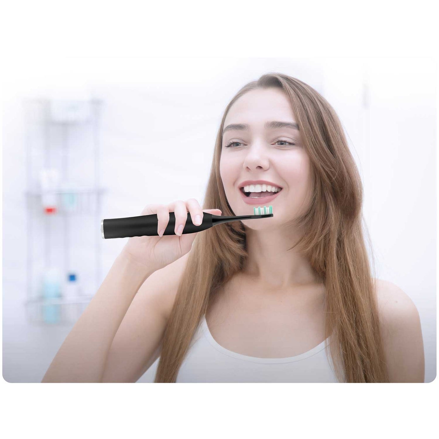 Sonic Toothbrush Set with Case, Black