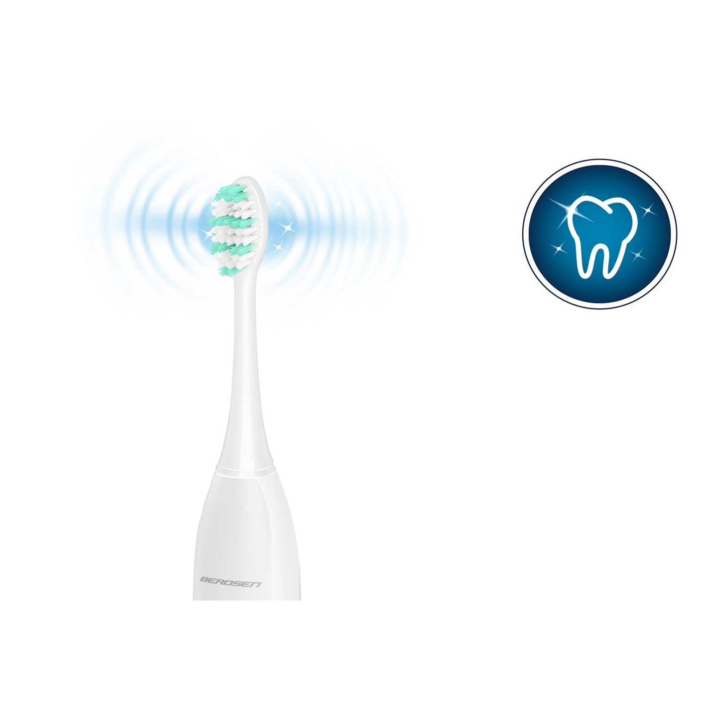 Sonic Toothbrush Set with Case, White