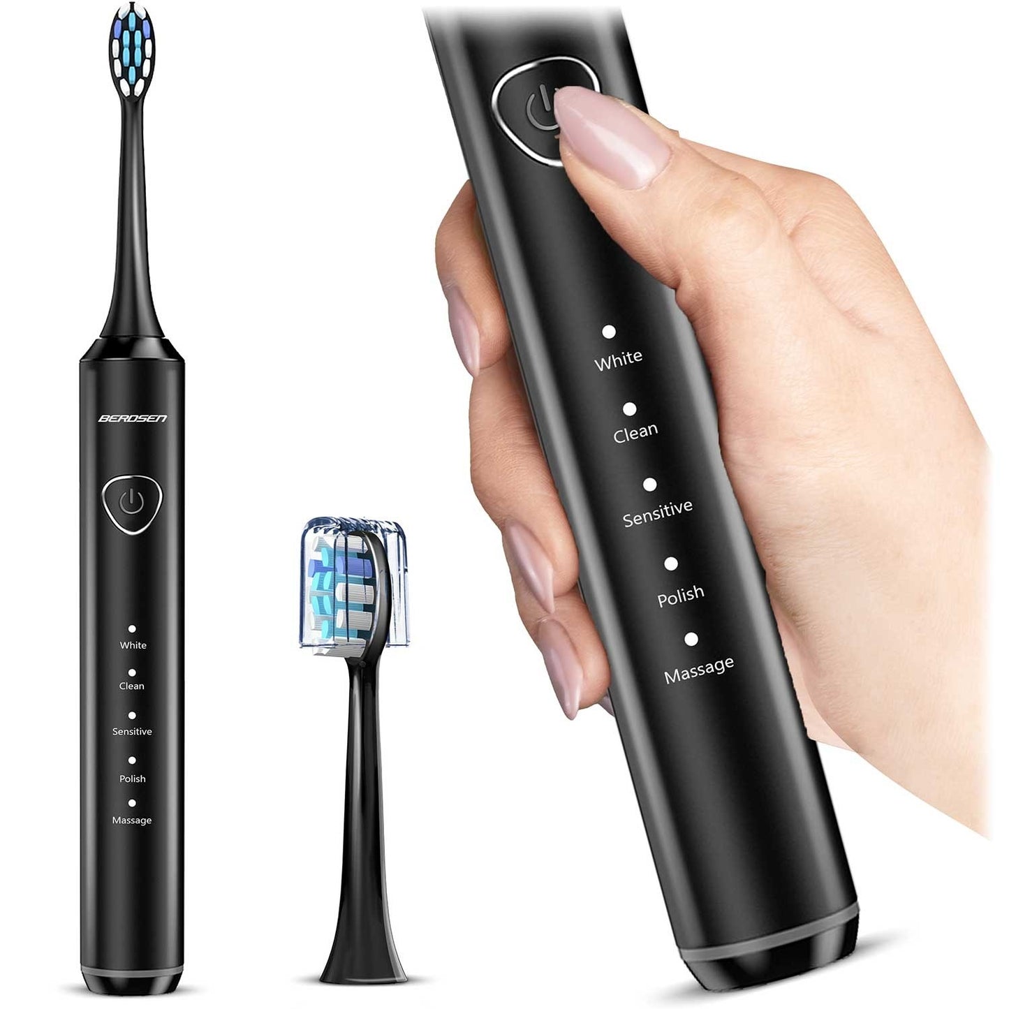 Sonica B5 sonic toothbrush, black