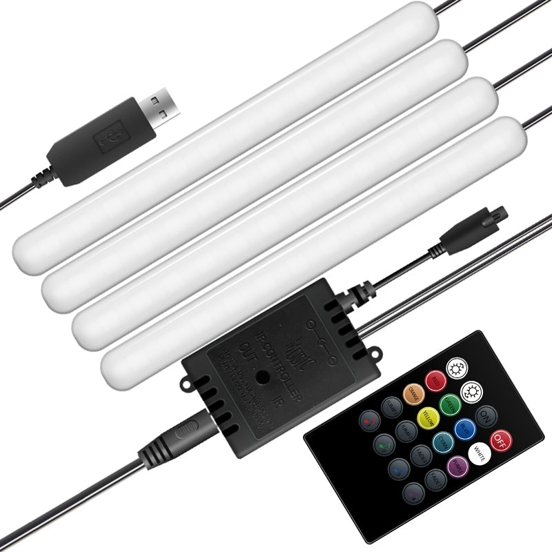 Sound-controlled LED strip for the car, RGB 4x12