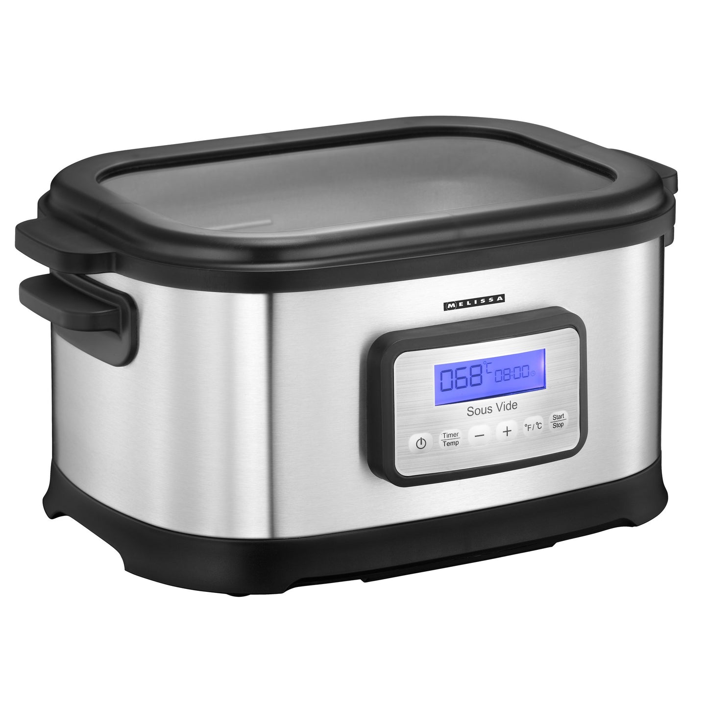 Sous Vide Cooker, 6L Capacity, 520W, Black/Stainless Steel