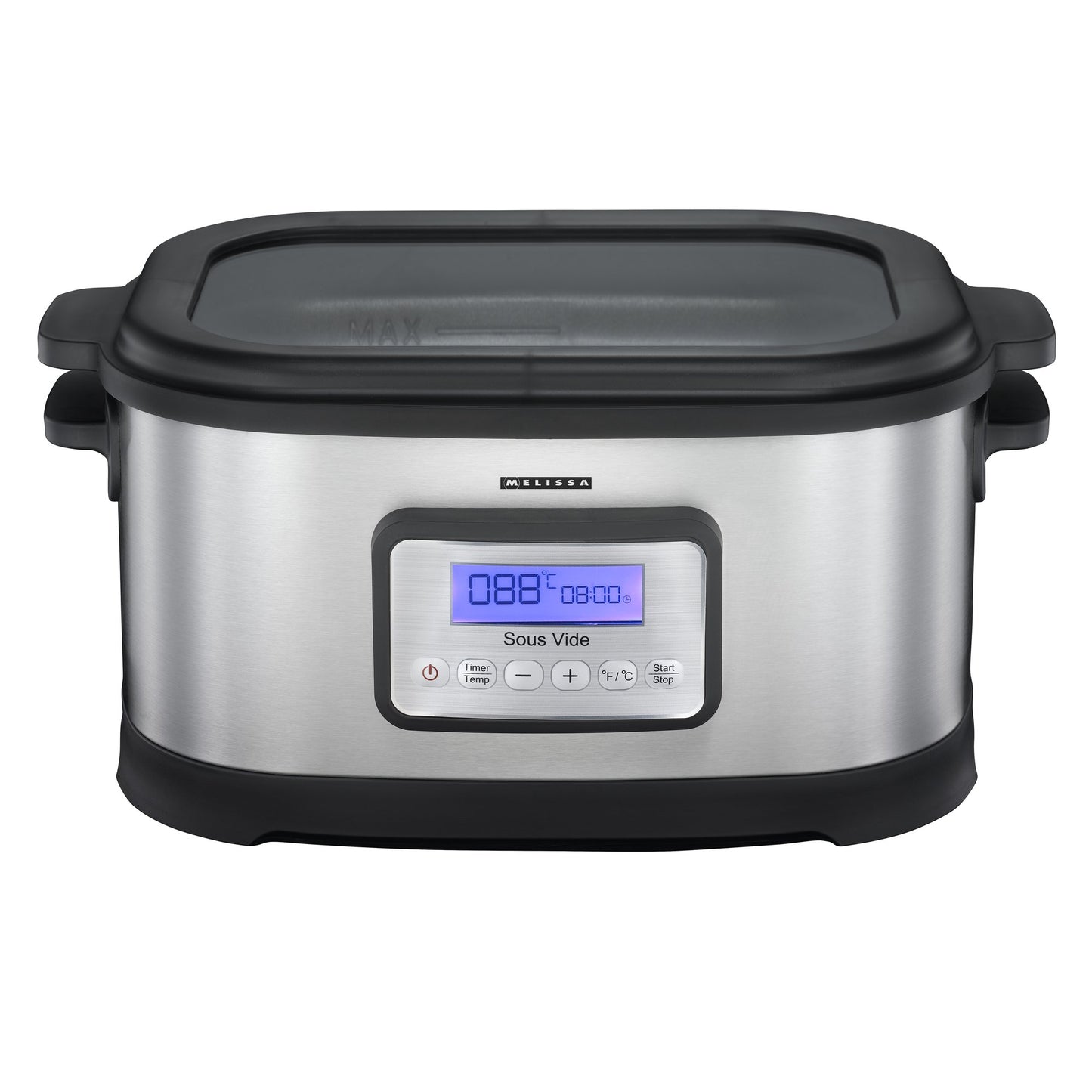 Sous Vide Cooker, 6L Capacity, 520W, Black/Stainless Steel