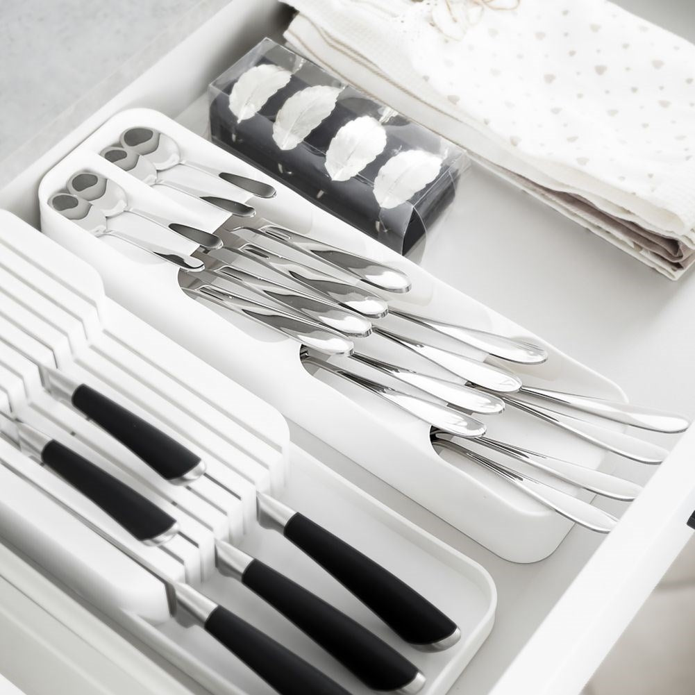 Spacious and durable cutlery box with smart design
